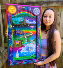 Load image into Gallery viewer, The Joyful Journey Original Painting (Interactive with Working Doors)