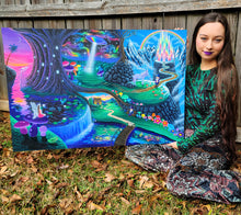 Load image into Gallery viewer, Canvas Print of Inside a Fairies Dream
