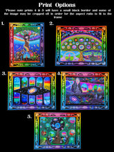 Load image into Gallery viewer, Prismatic Crystal Frame ~ with your choice of print