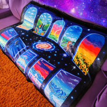 Load image into Gallery viewer, Throw Blanket of Windows of the Soul