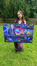 Load image into Gallery viewer, Canvas Print of Cosmic Trip (Blacklight options available)
