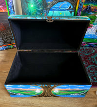 Load image into Gallery viewer, Enchanted Painted Treasure Box
