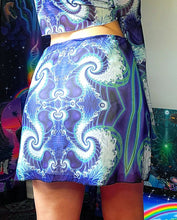 Load image into Gallery viewer, Electric Visions Mesh Skirt- fits xs/s- RTS
