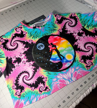 Load image into Gallery viewer, Cosmic Dance Reworked Crop Tee- Large
