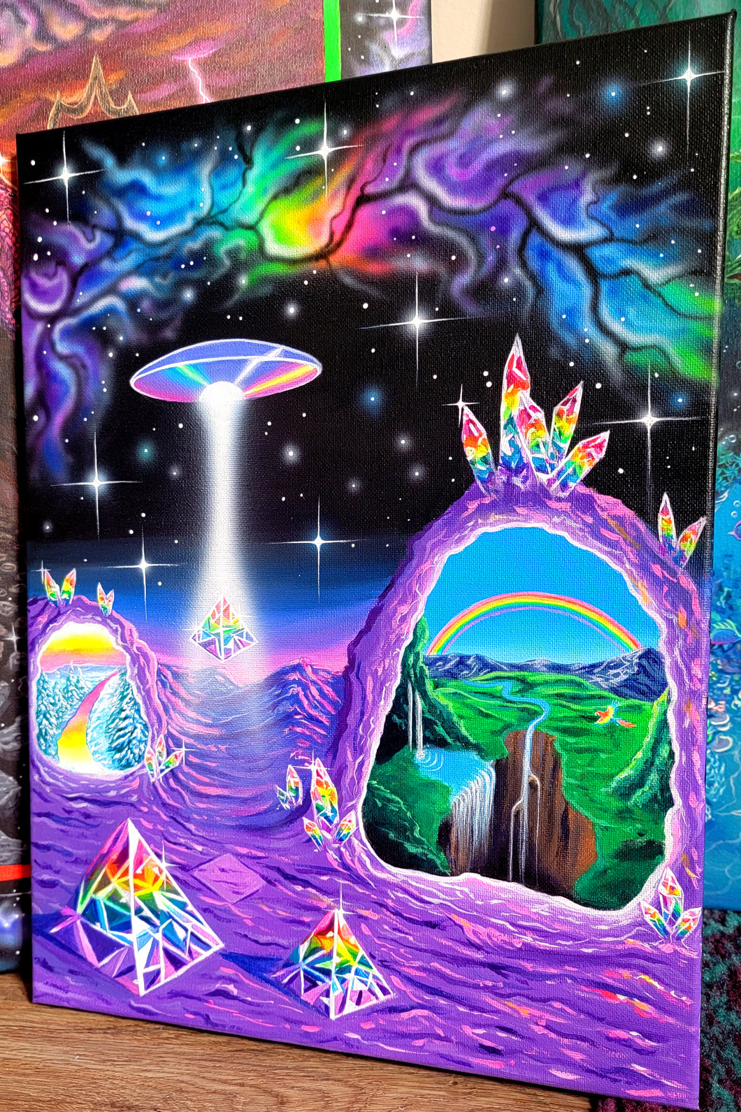The Crystal Realm Original Painting