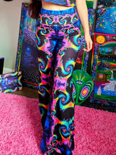 Load image into Gallery viewer, Rainbow Lava Flare Pants (Pre Order)

