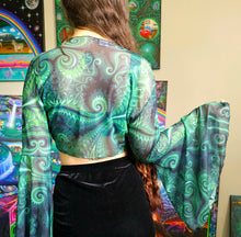 Load image into Gallery viewer, Emerald Enchantment Bell Sleeve Top
