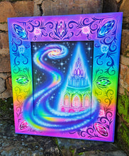 Load image into Gallery viewer, Temple of Light Original Painting and Frame
