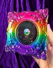 Load image into Gallery viewer, Rainbow Painted Frame- Into the Forest Print
