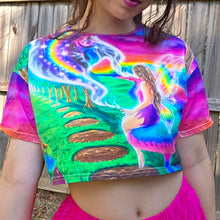 Load image into Gallery viewer, Fairy Cotton Crop Tee- Size Small
