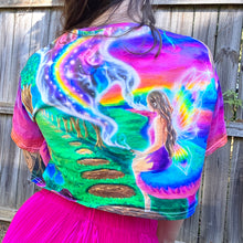 Load image into Gallery viewer, Fairy Cotton Crop Tee- Size Small

