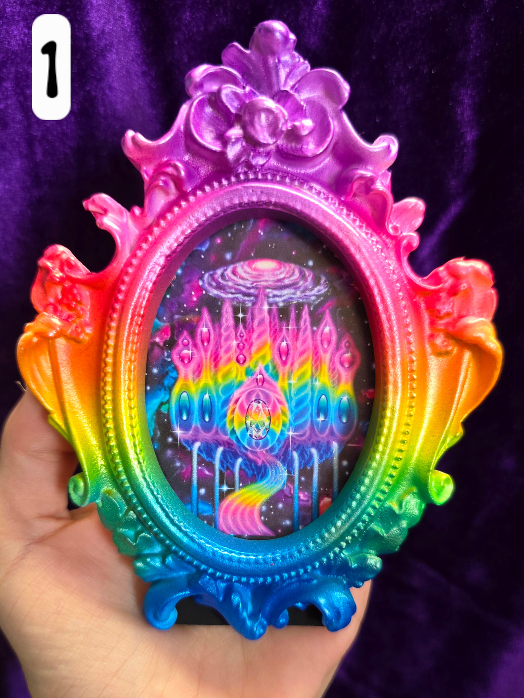 Painted Small Frames *Embellished print release!*