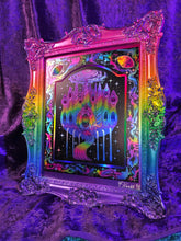 Load image into Gallery viewer, Inner Kingdom Painted Frame and Holographic Print (made to order- LE)
