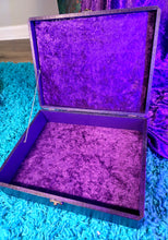 Load image into Gallery viewer, Guardian of the Emerald Galaxy painted box
