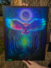 Load image into Gallery viewer, Limited Edition Lunar Oracle Holographic Print
