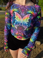 Load image into Gallery viewer, Butterfly Bliss Mesh Top
