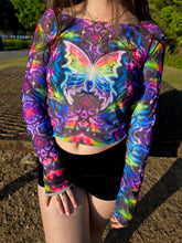 Load image into Gallery viewer, Butterfly Bliss Mesh Top
