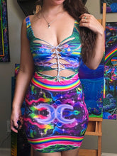 Load image into Gallery viewer, Mystic Moon Braided Mini Dress

