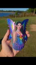 Load image into Gallery viewer, Large Holographic Sticker | Weaver of the Secret Path
