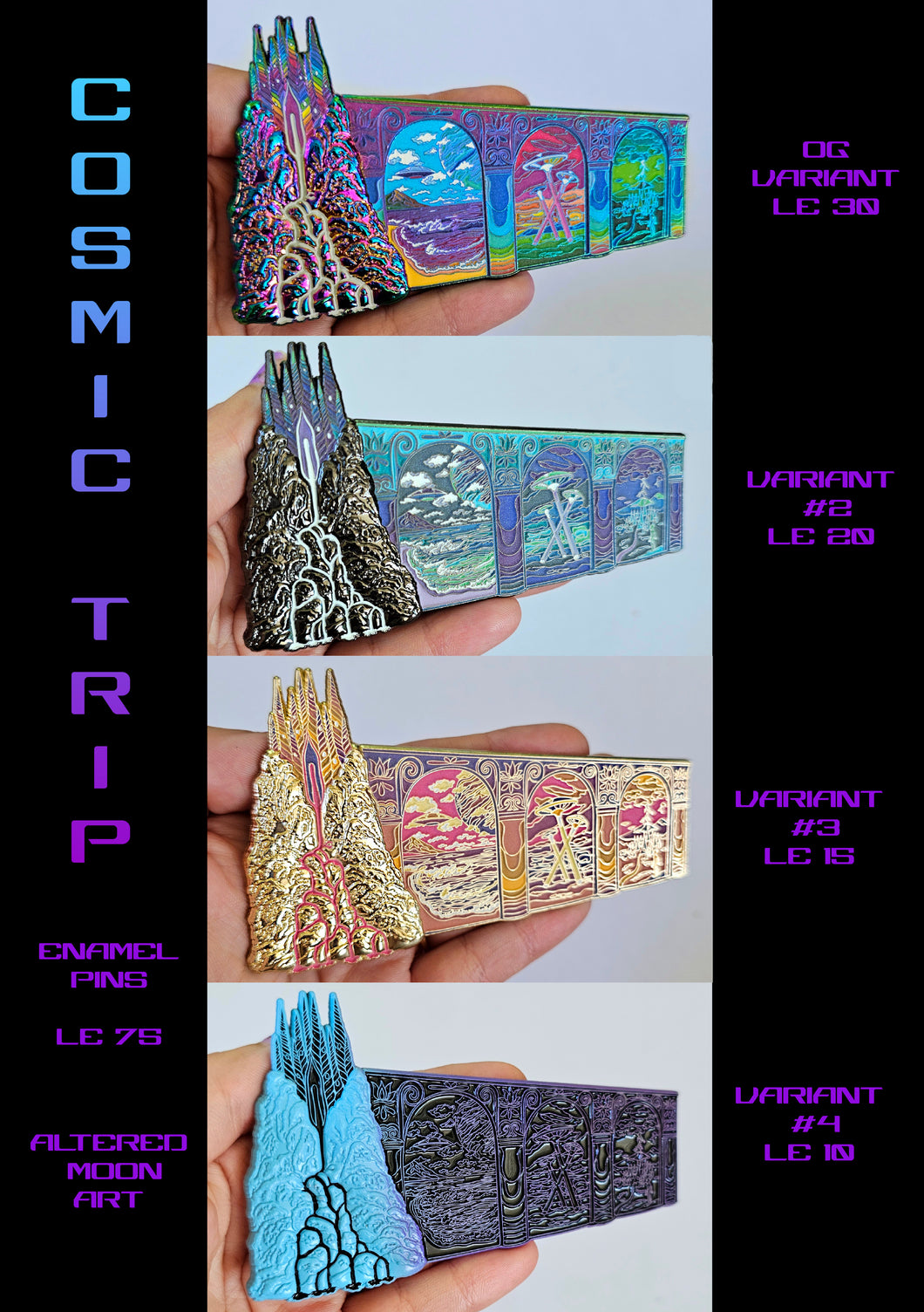 Cosmic Trip Enamel Pin