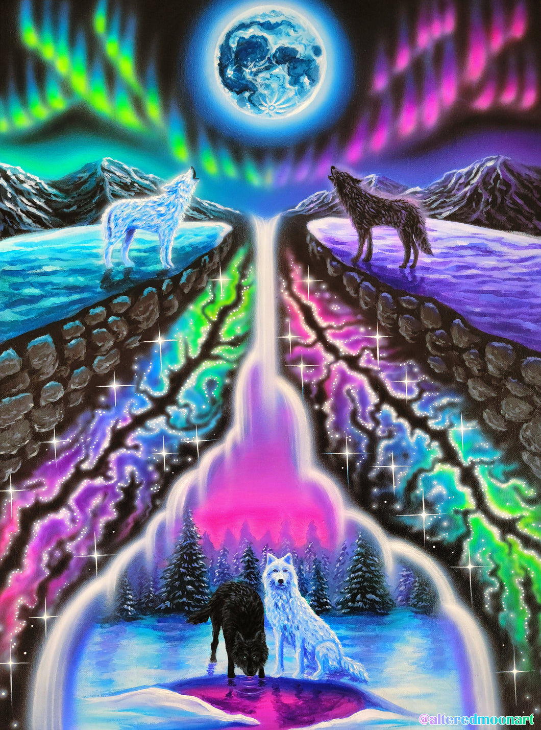Art Prints of Aurora Moon (Pre Order)