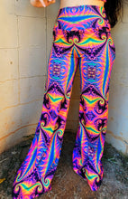 Load image into Gallery viewer, Carnival Fractal Flare Pants- Medium
