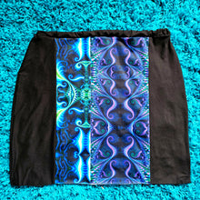 Load image into Gallery viewer, Patchwork mini skirt- size 2X- RTS
