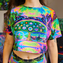 Load image into Gallery viewer, Dream Tree Reworked Crop Tee- small- RTS
