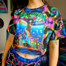 Load image into Gallery viewer, Journey Reworked Crop Tee- small- RTS
