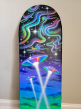 Load image into Gallery viewer, Mermaid Abduction Painted Skateboard

