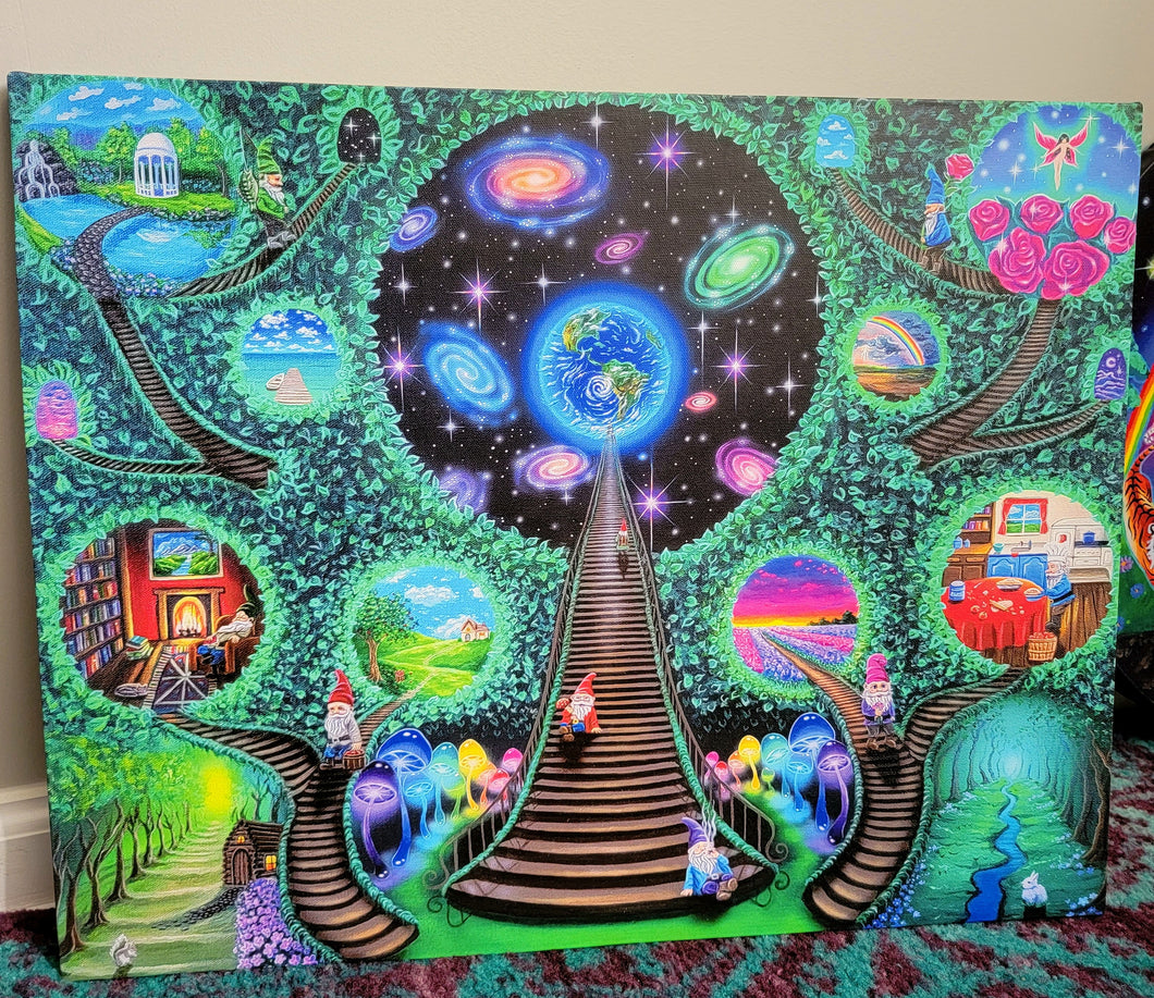 Canvas Print of The Fantastical Forest
