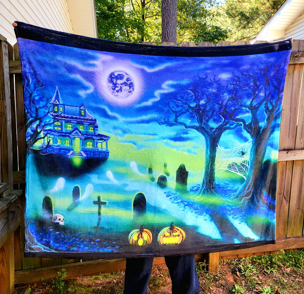 Throw Blanket of the Haunted Manor