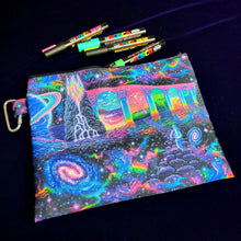 Load image into Gallery viewer, Cosmic Trip XL Zipper Pouch (Pre Order)
