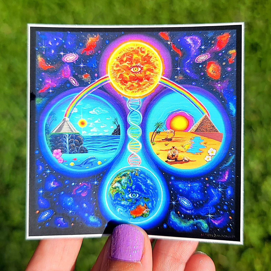 Cosmic Connection Sticker