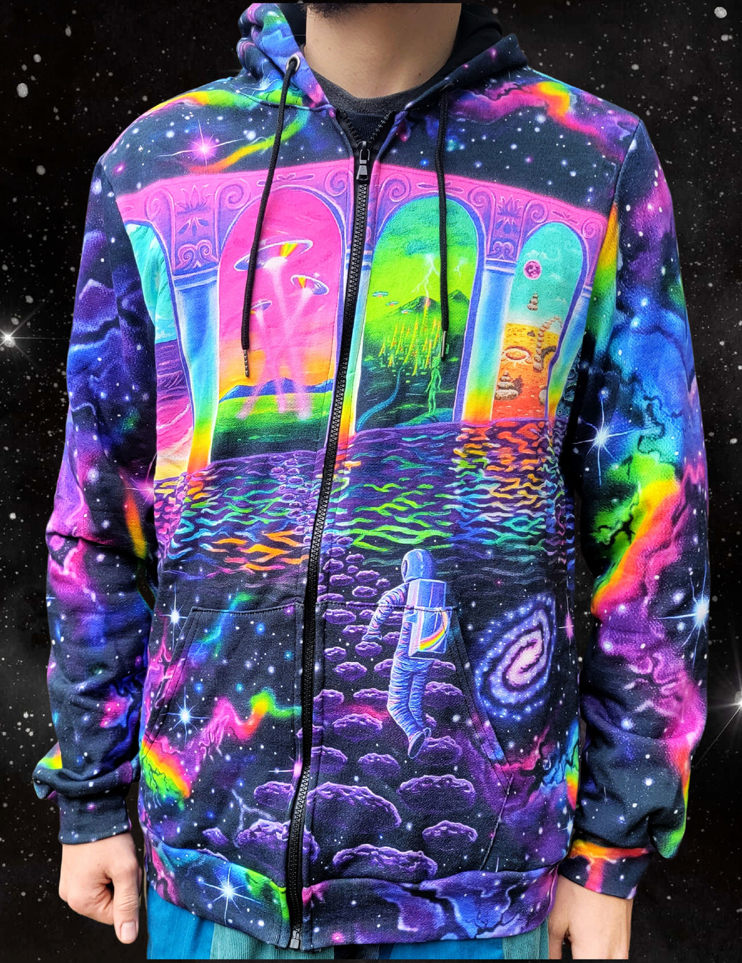 Cosmic Trip Unisex Hoodie OR Jacket